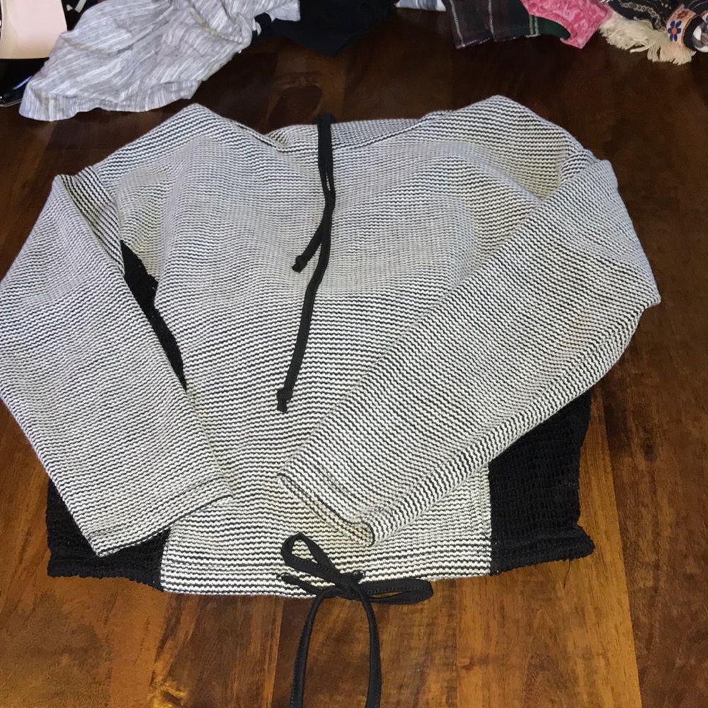 Black and white Sweater from LF Rumor Boutique